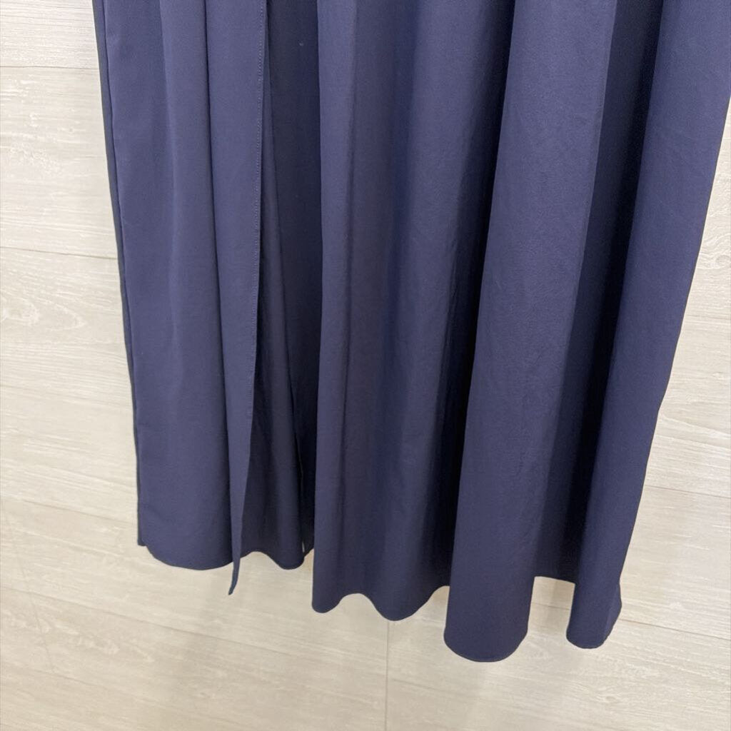Halara Navy Slit Maxi Skirt Large
