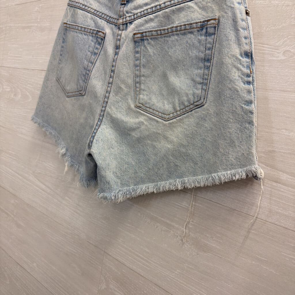 Moda Light Wash Cutoff Denim Shorts 6