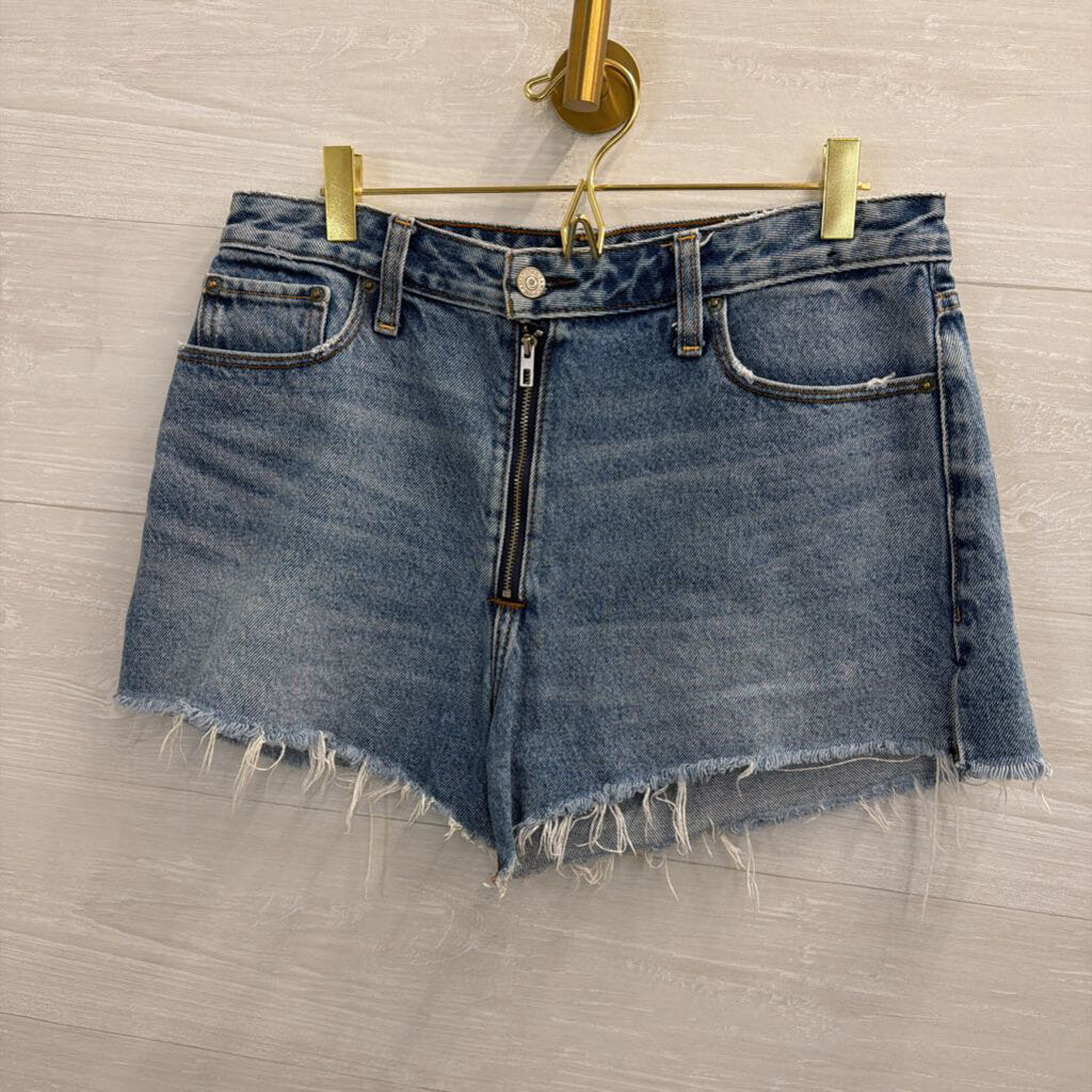 Abercrombie and Fitch Medium Wash Annie High Rise Shorts 29