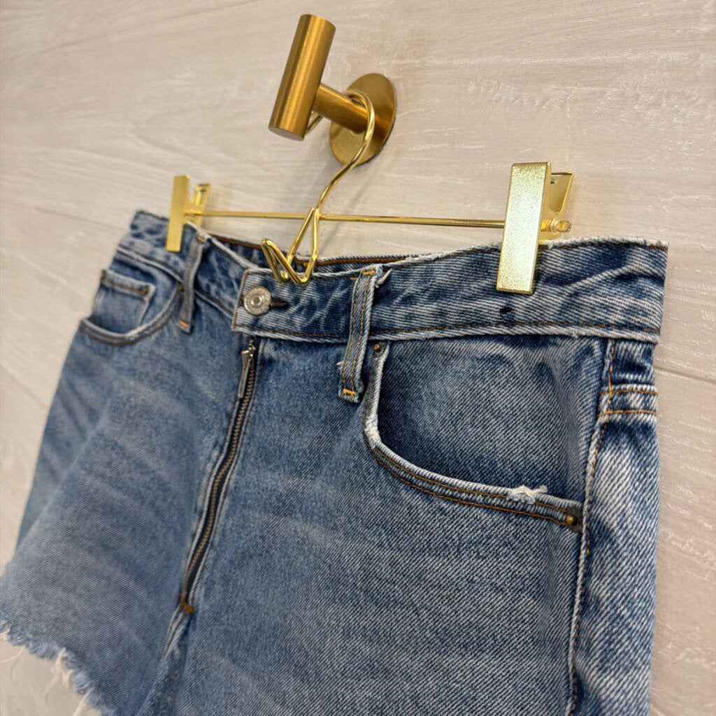 Abercrombie and Fitch Medium Wash Annie High Rise Shorts 29