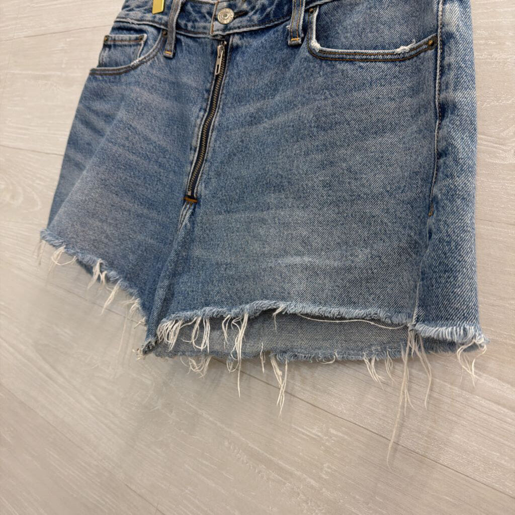 Abercrombie and Fitch Medium Wash Annie High Rise Shorts 29