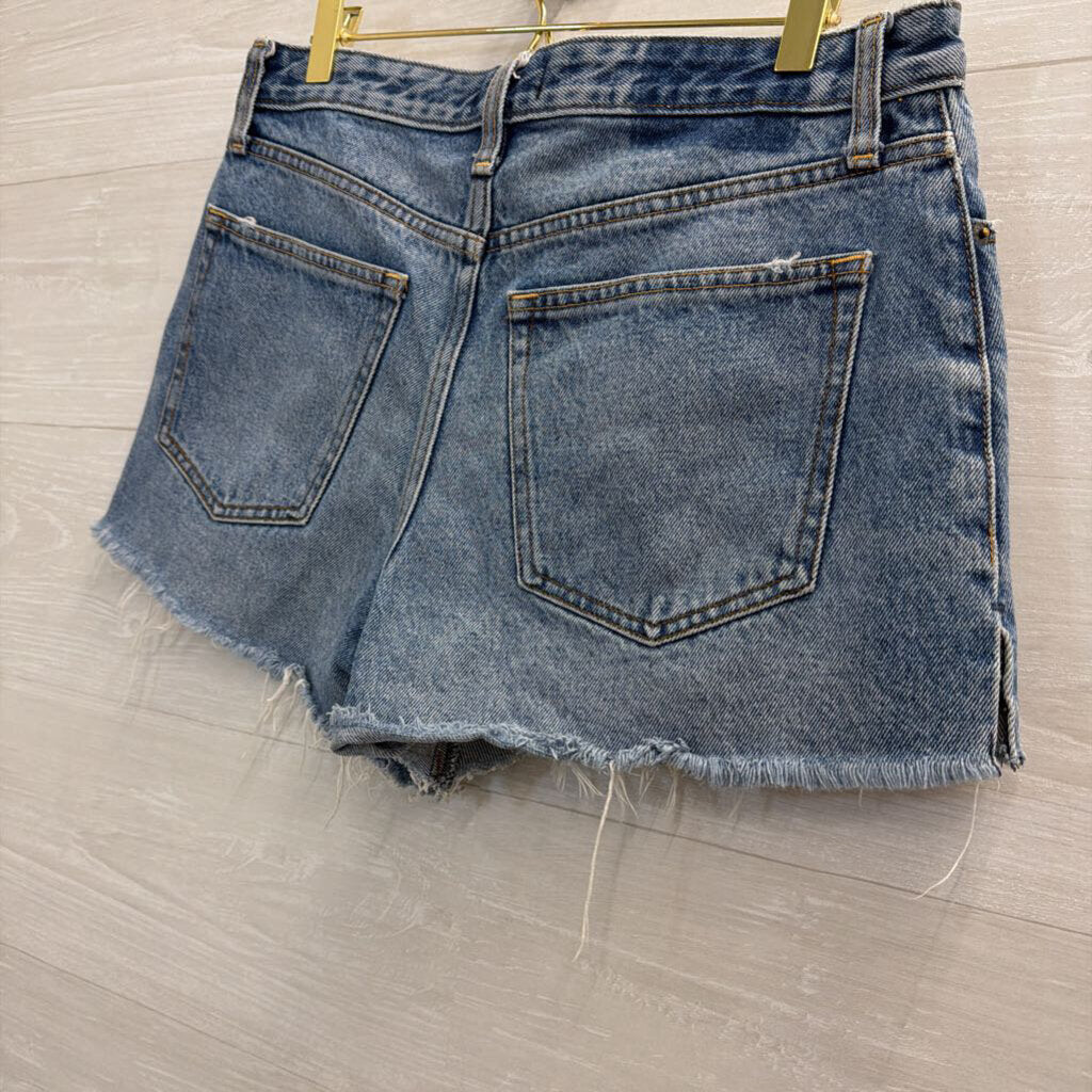 Abercrombie and Fitch Medium Wash Annie High Rise Shorts 29