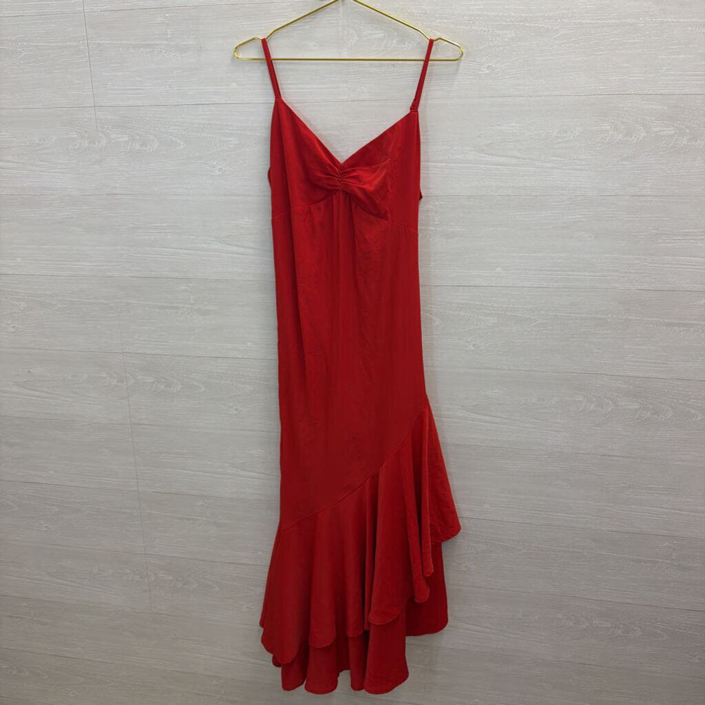 Abercrombie and Fitch Red Maxi Dress Medium