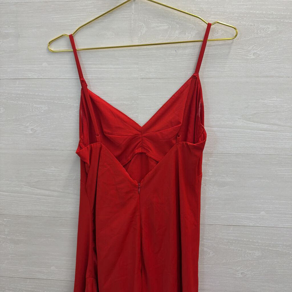 Abercrombie and Fitch Red Maxi Dress Medium