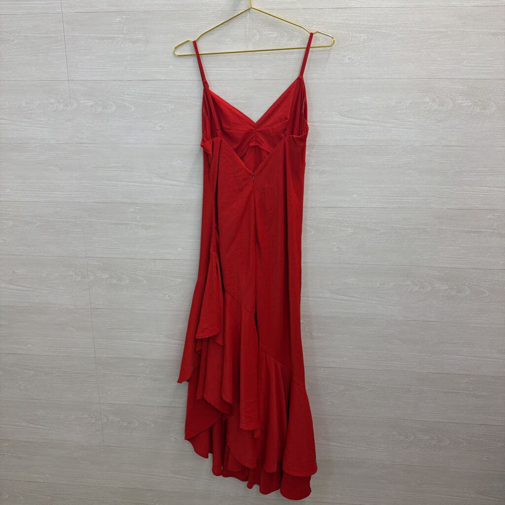 Abercrombie and Fitch Red Maxi Dress Medium