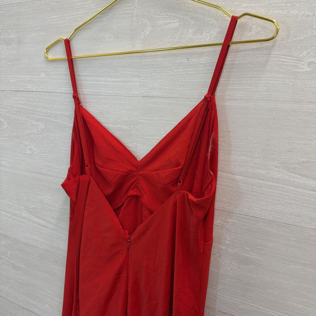 Abercrombie and Fitch Red Maxi Dress Medium