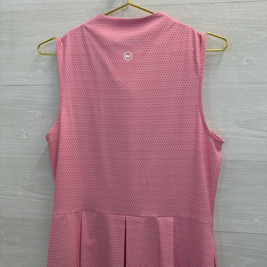 Vineyard Vines Pink Print Sleeveless Athletic Dress Medium