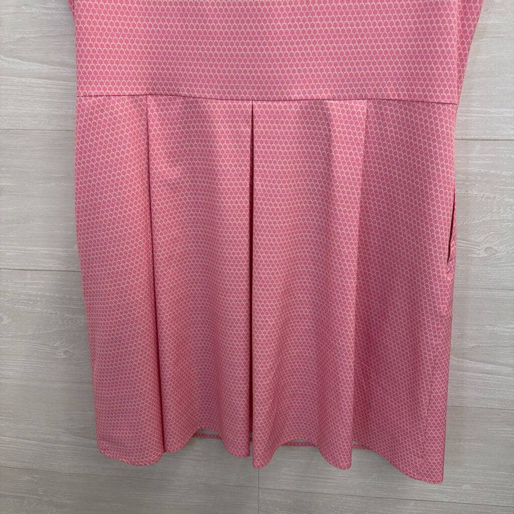 Vineyard Vines Pink Print Sleeveless Athletic Dress Medium