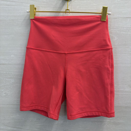 Lululemon Pink Biker Shorts 4