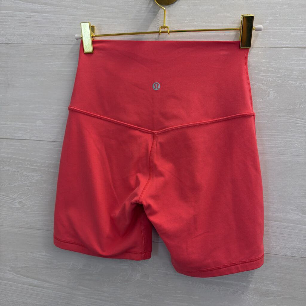 Lululemon Pink Biker Shorts 4