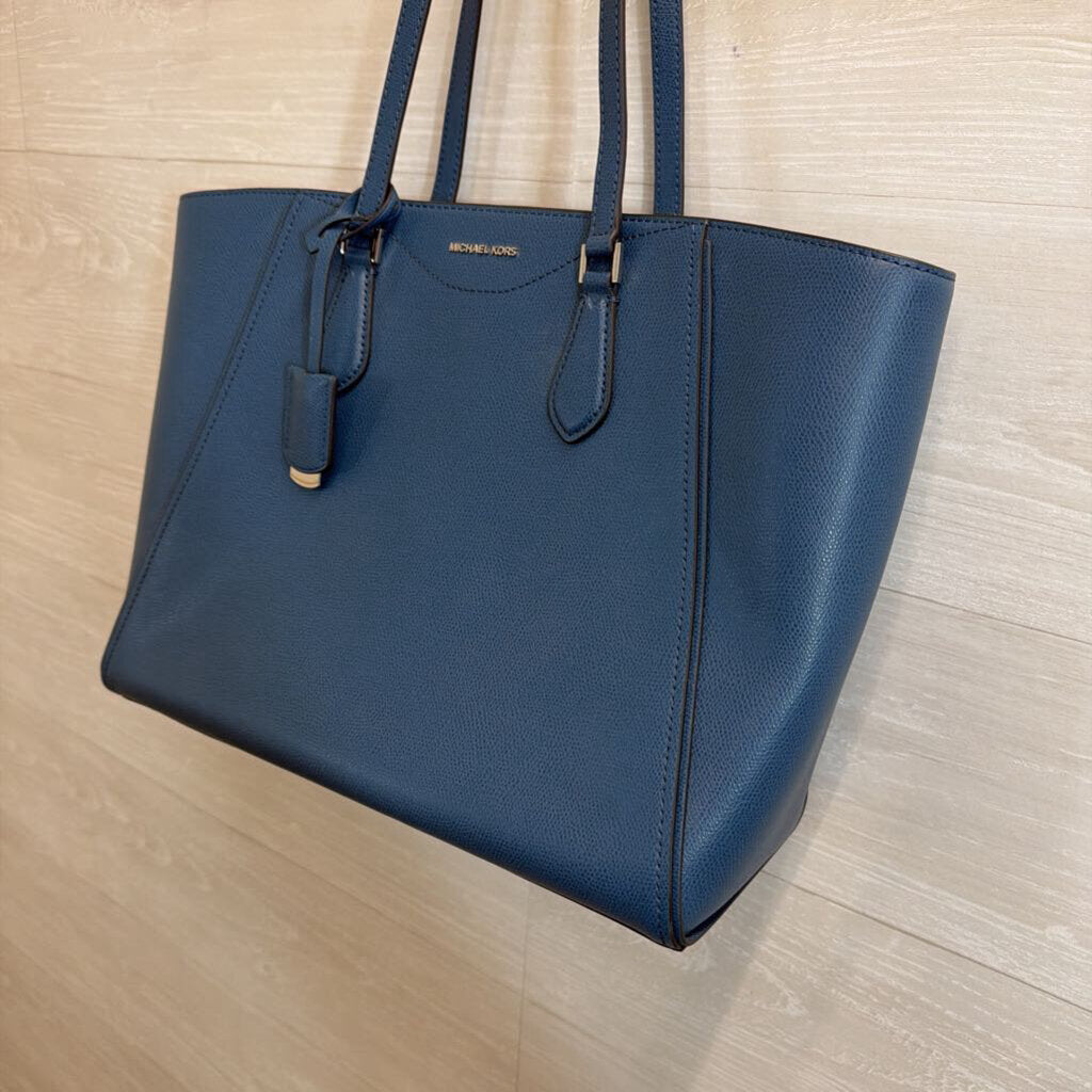 Michael Kors Blue Whitney Outlet Tote Purse