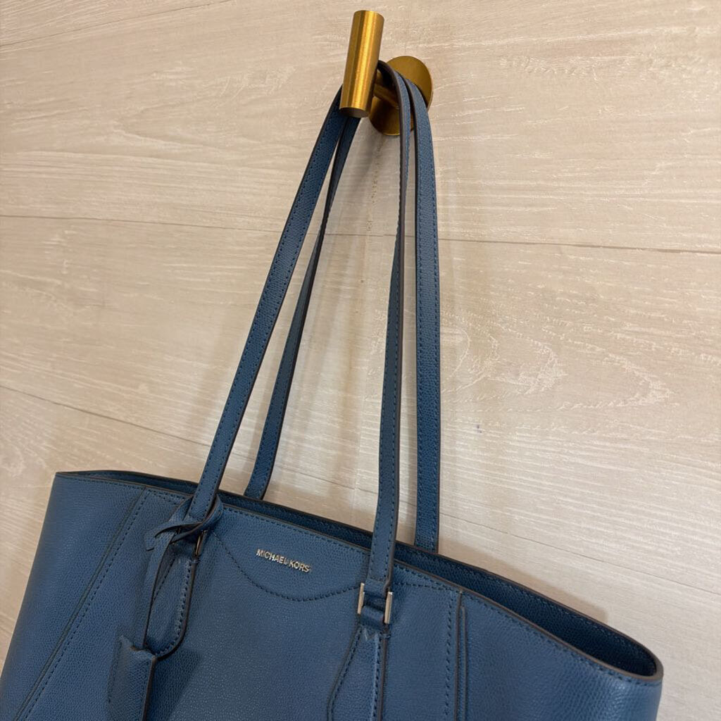 Michael Kors Blue Whitney Outlet Tote Purse