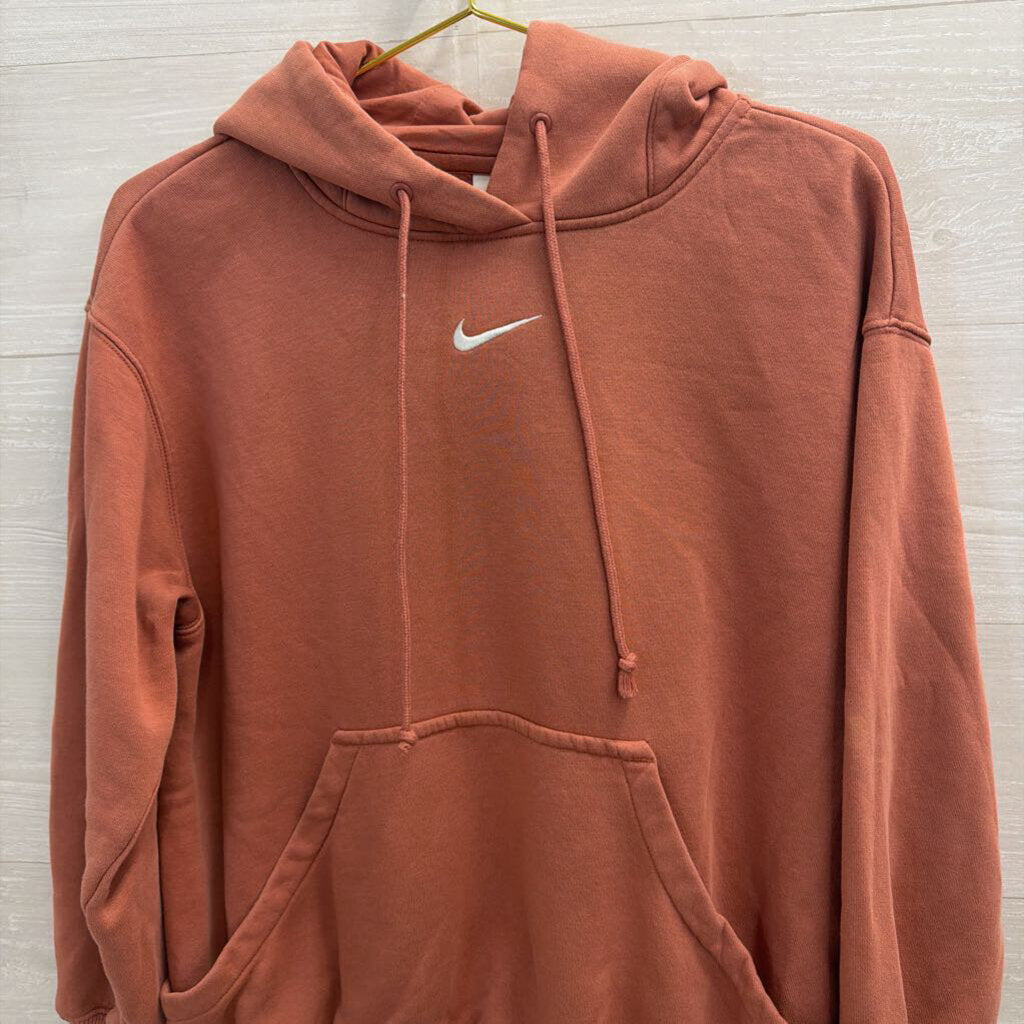 Nike Dark Peach Hoodie Pullover Extra Small