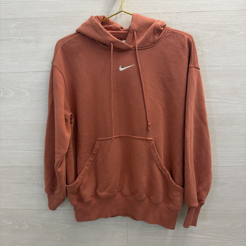 Nike Dark Peach Hoodie Pullover Extra Small