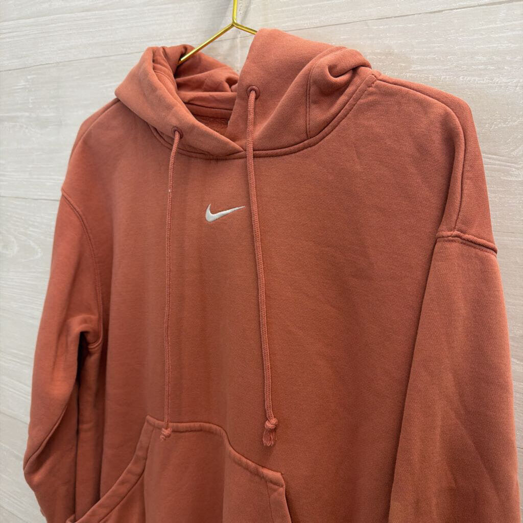 Nike Dark Peach Hoodie Pullover Extra Small