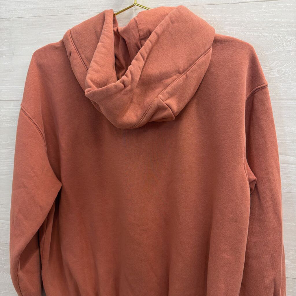 Nike Dark Peach Hoodie Pullover Extra Small