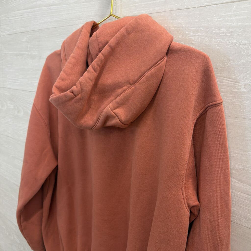 Nike Dark Peach Hoodie Pullover Extra Small
