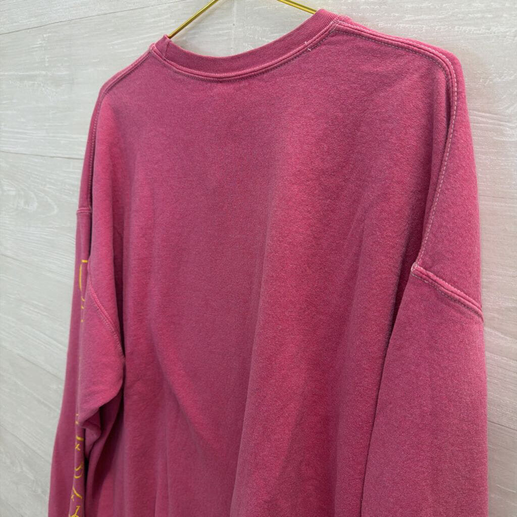 Nirvana Hot Pink Crew Neck Sweatshirt S/M