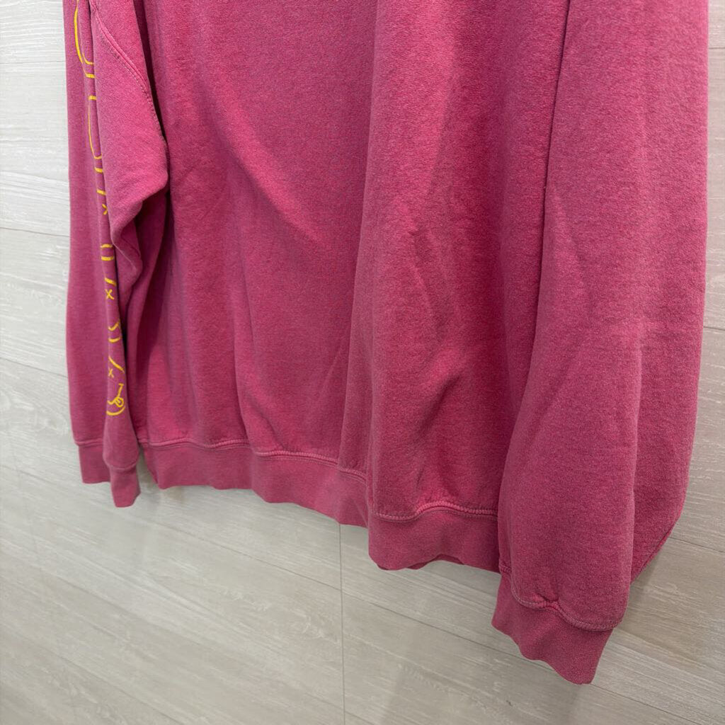 Nirvana Hot Pink Crew Neck Sweatshirt S/M