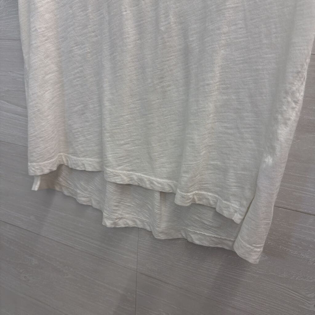 Rowan White Cropped Boxy Top Extra Small