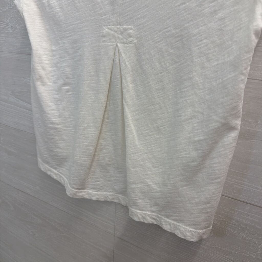 Rowan White Cropped Boxy Top Extra Small