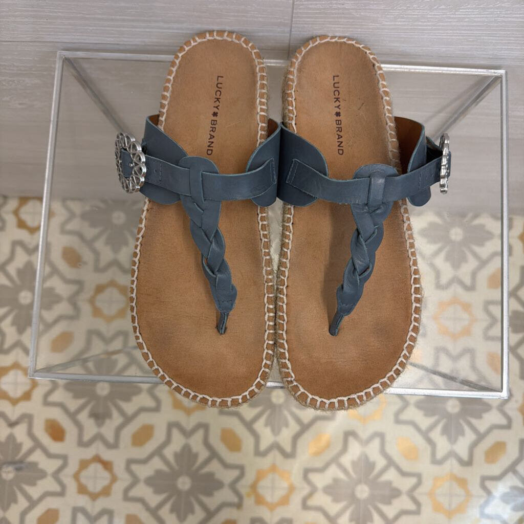 Lucky Brand Blue Libba Sandals 8