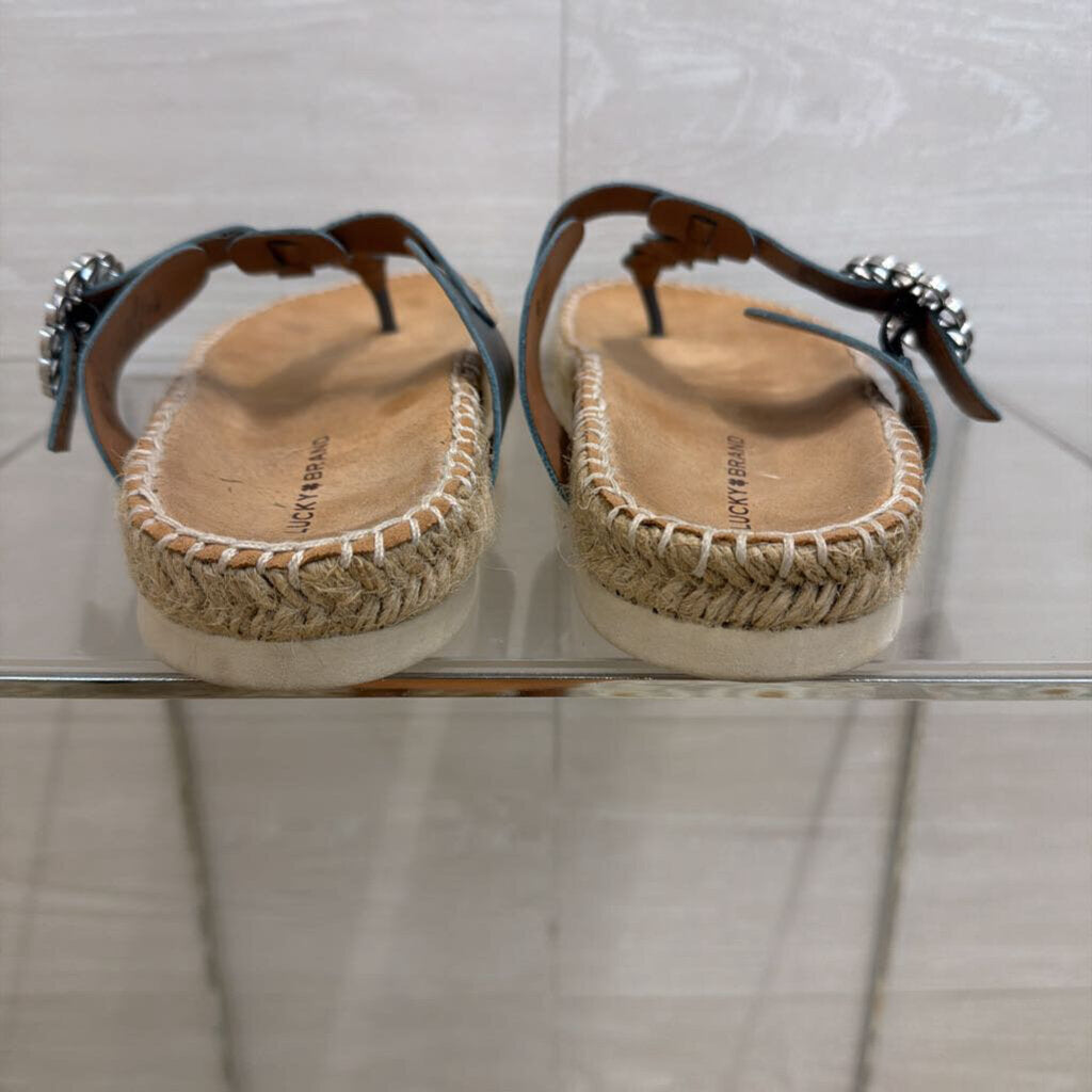 Lucky Brand Blue Libba Sandals 8