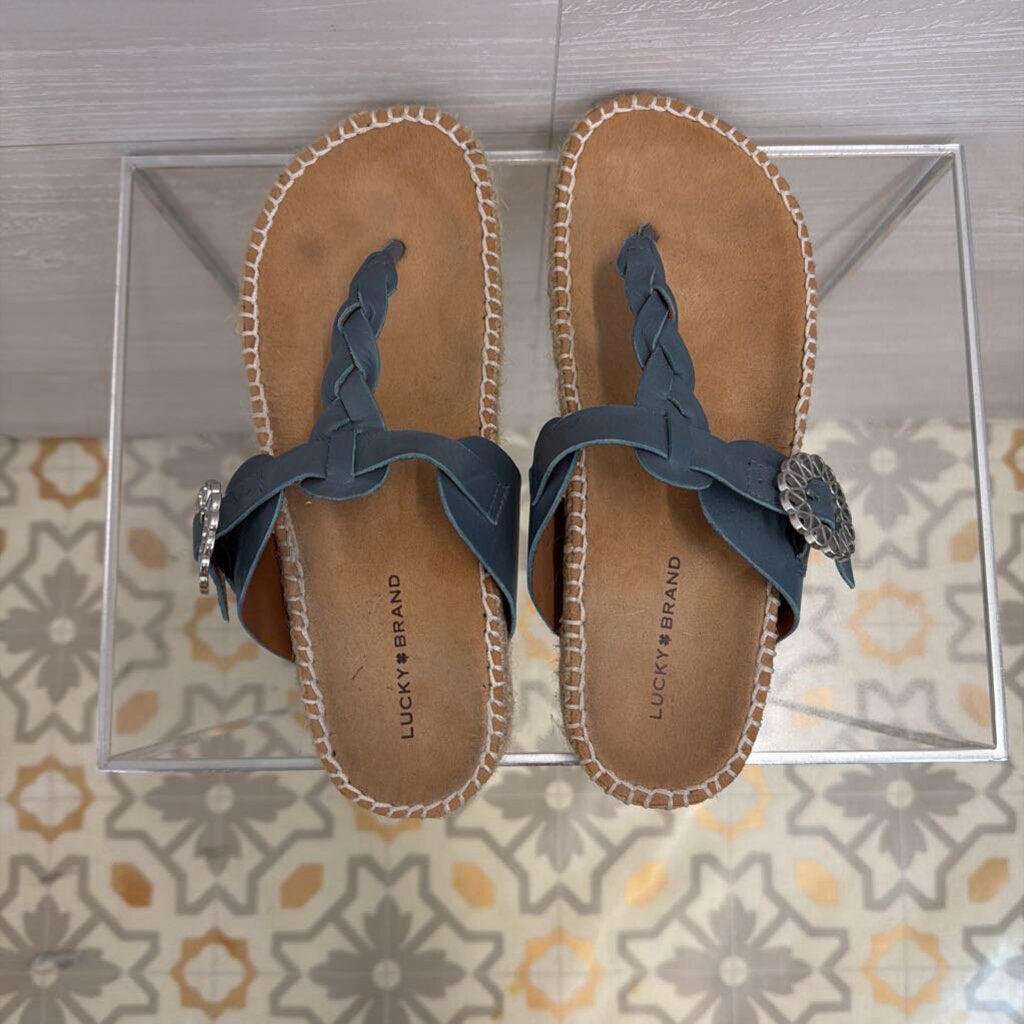 Lucky Brand Blue Libba Sandals 8