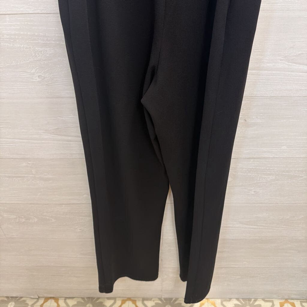 Speechless Black Sleeveless Lace Back Jumpsuit Medium