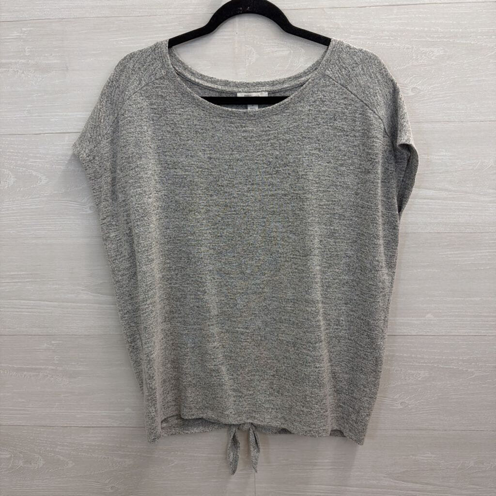 Daily Ritual Grey Short Sleeve Boxy Top Medium