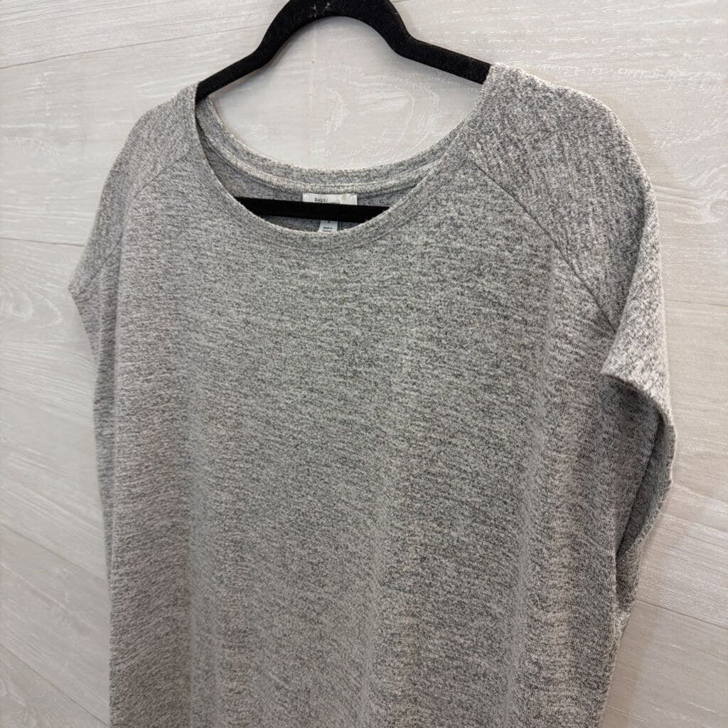 Daily Ritual Grey Short Sleeve Boxy Top Medium