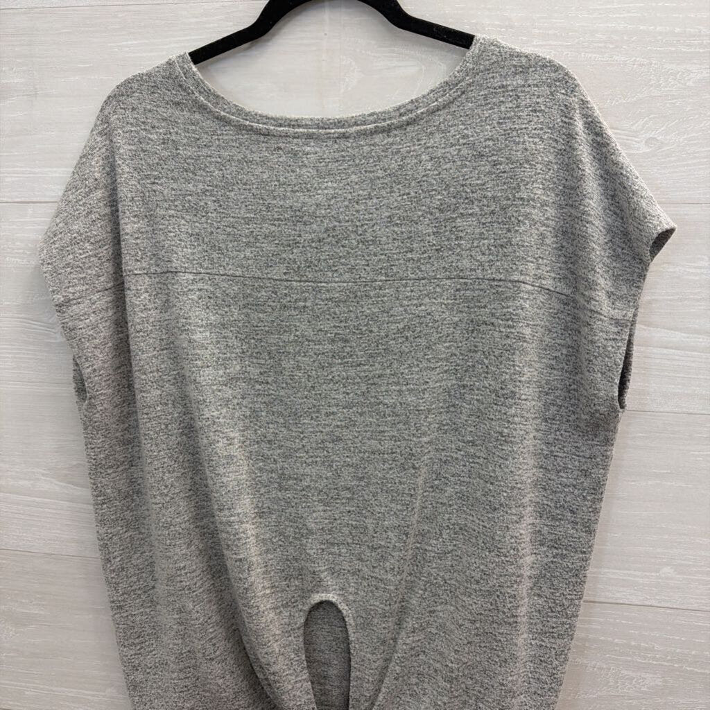 Daily Ritual Grey Short Sleeve Boxy Top Medium