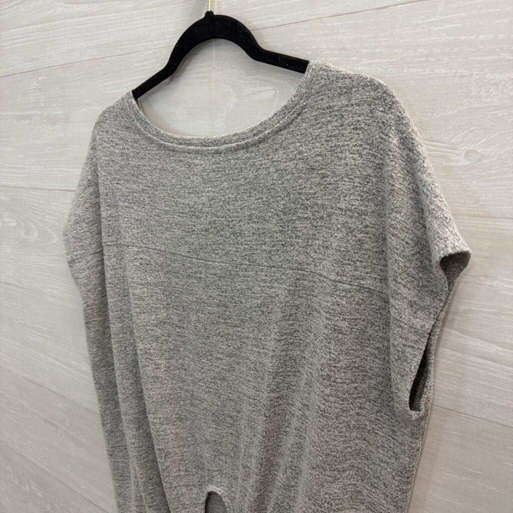 Daily Ritual Grey Short Sleeve Boxy Top Medium