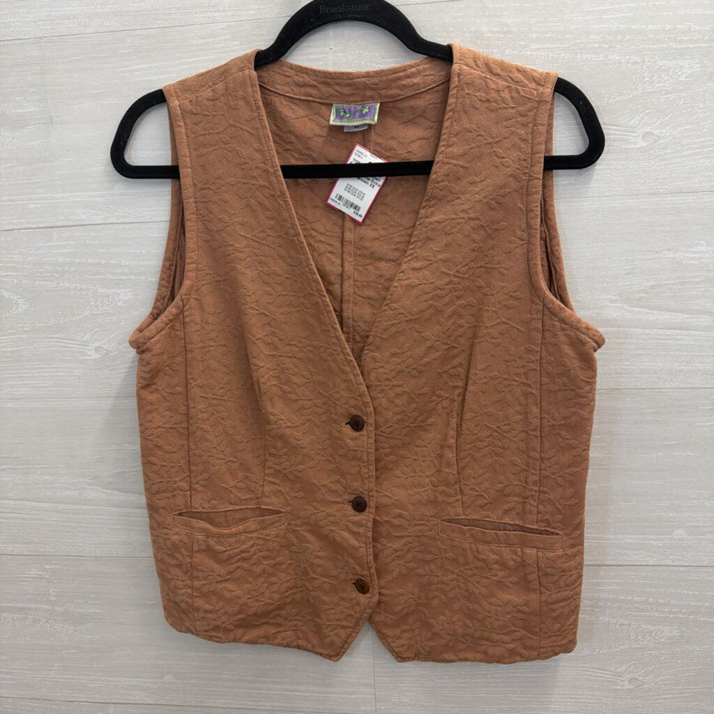 Eucalyptus Brown Print Vest Top Extra Small