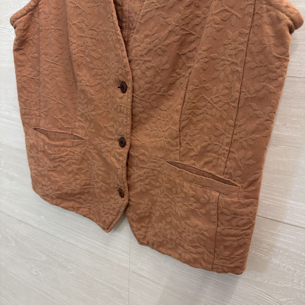 Eucalyptus Brown Print Vest Top Extra Small