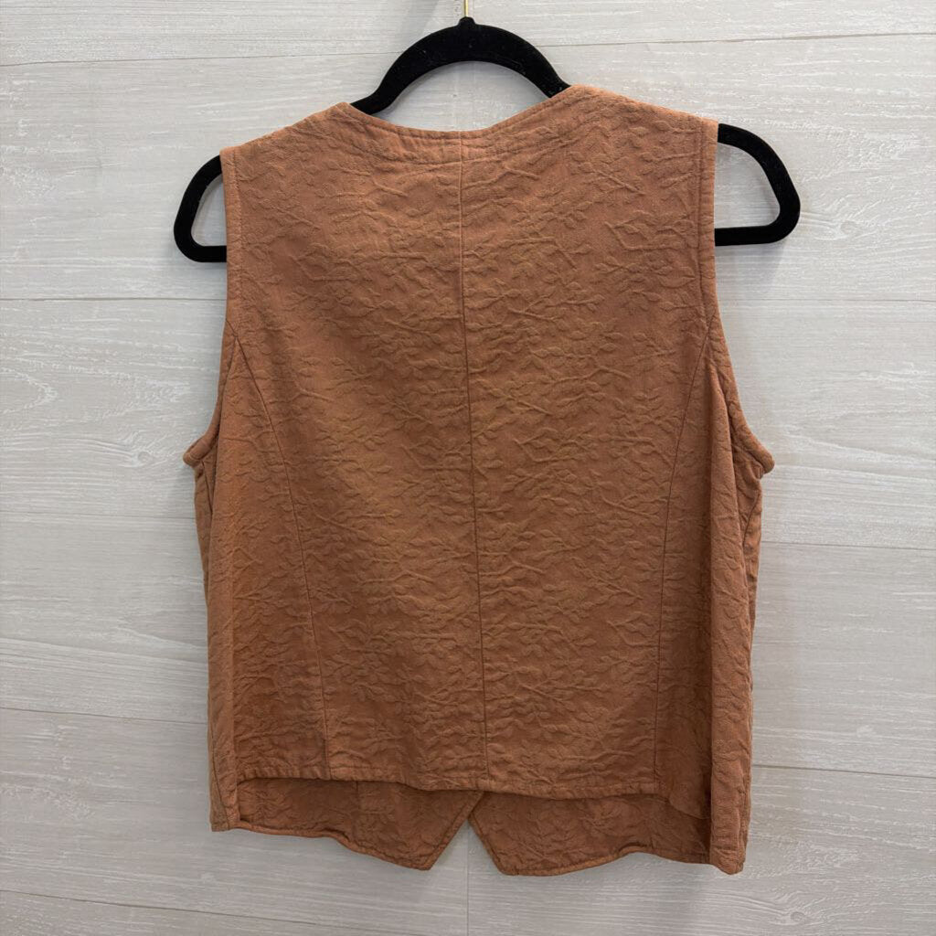 Eucalyptus Brown Print Vest Top Extra Small