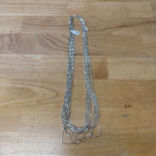 Coldwater Creek Silver Layered Necklace