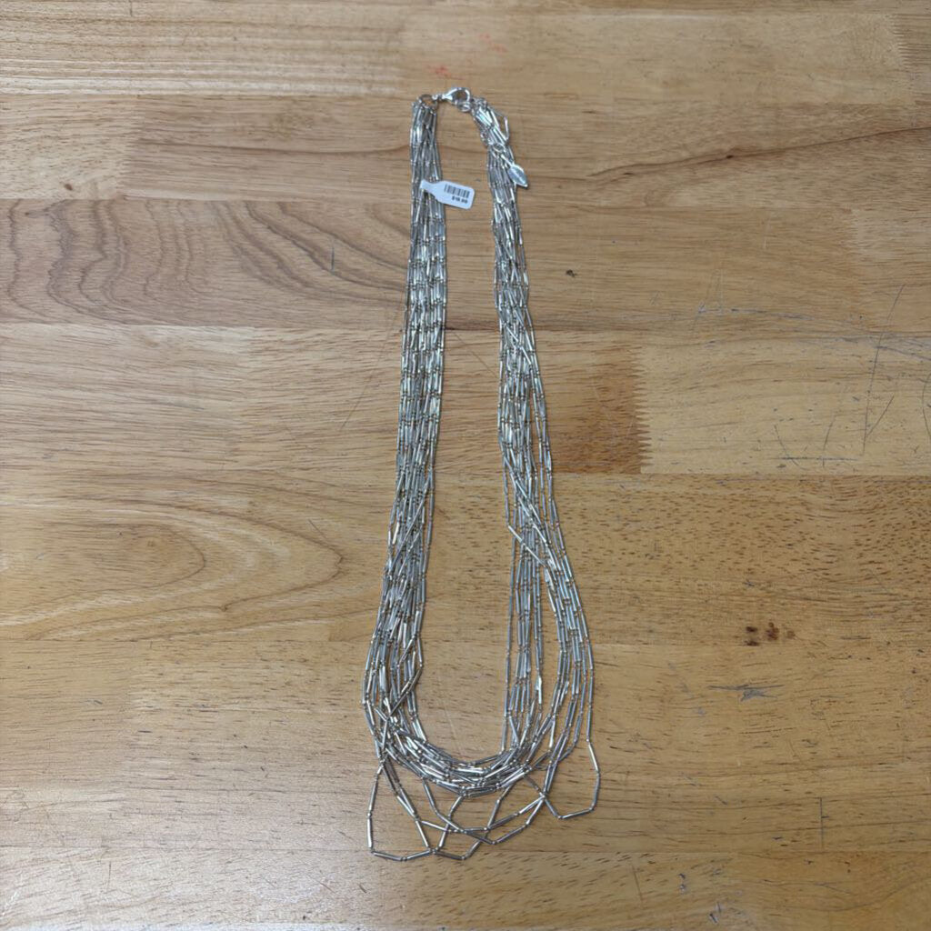 Coldwater Creek Silver Layered Necklace