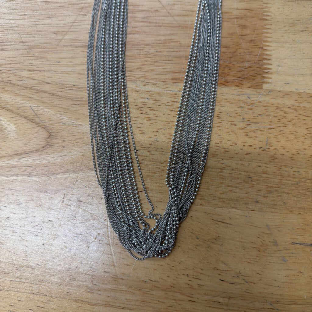 Silver Layered Necklace