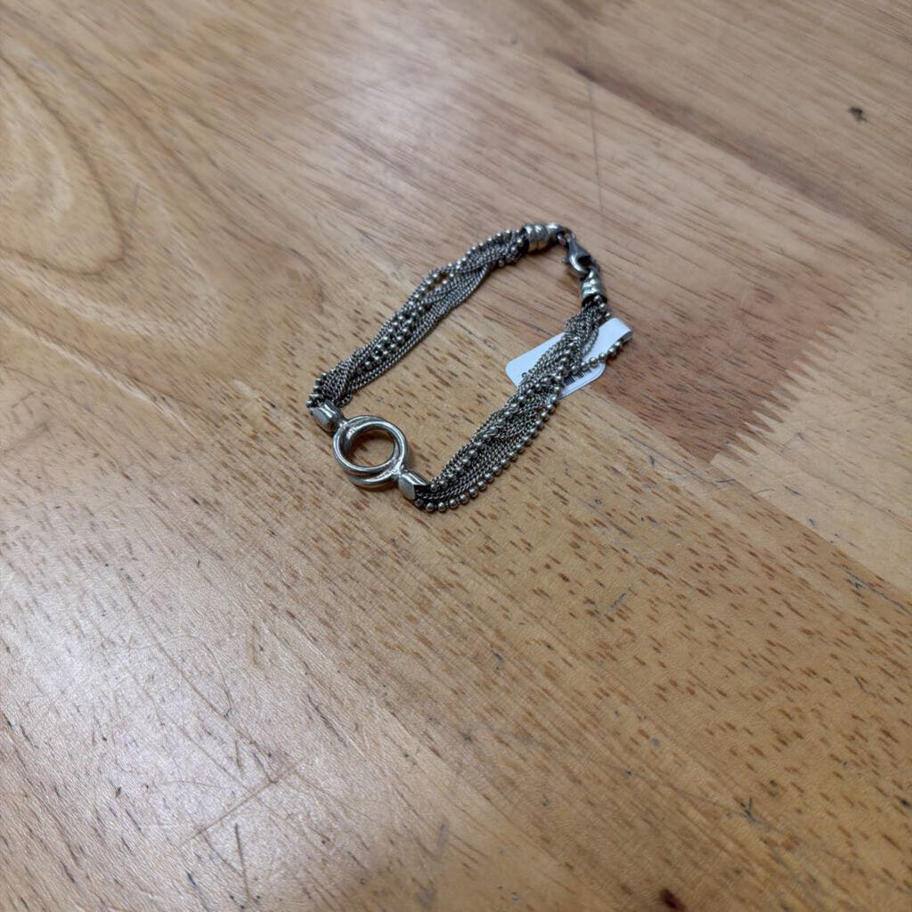 Silver Layered Bracelet