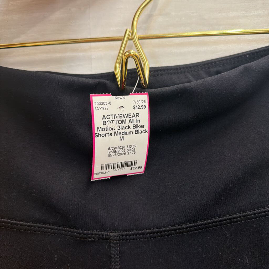 Black Biker Shorts Medium