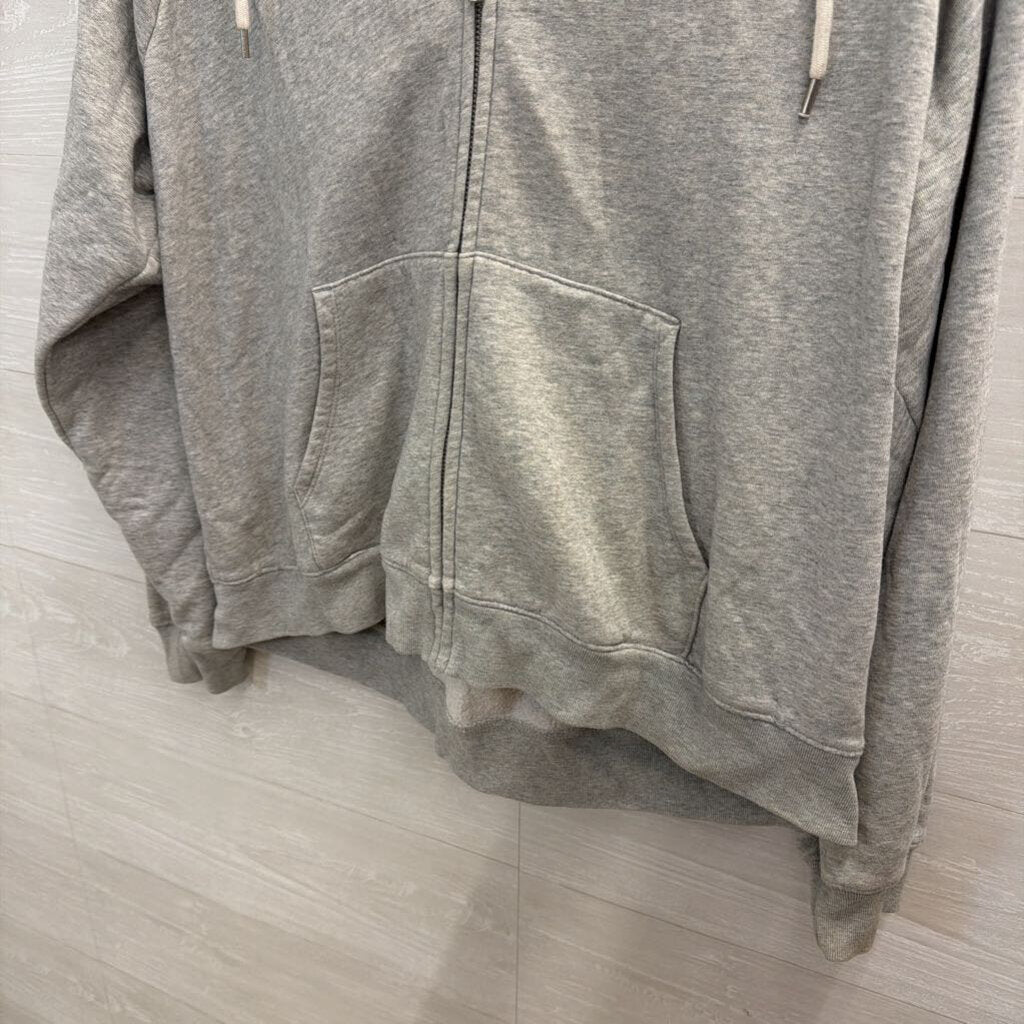 Gap Grey Zip Up Hoodie Extra Large