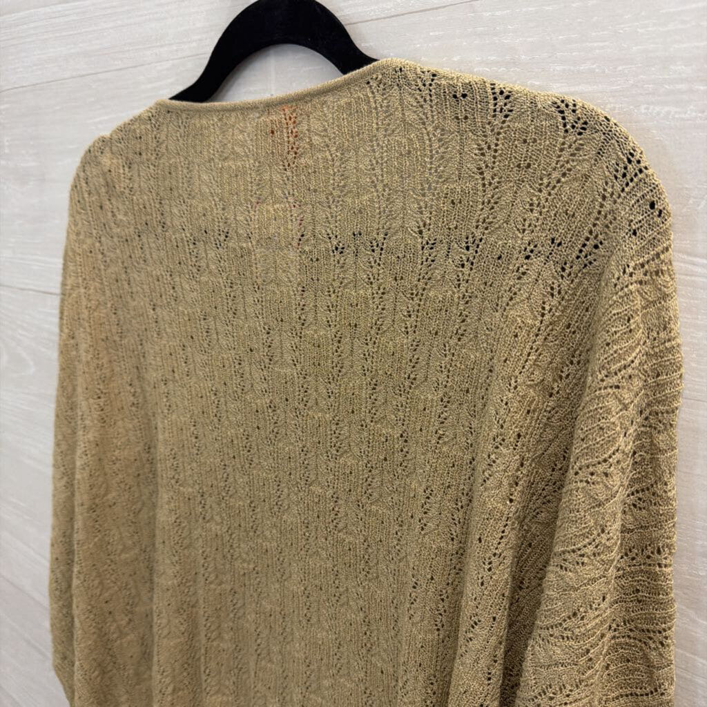 Kerisma Beige Knit Long Sleeve Top One Size