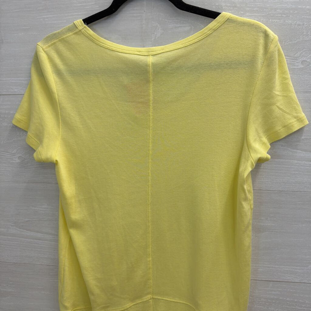 Lilla P Yellow Short Sleeve Top Extra Small