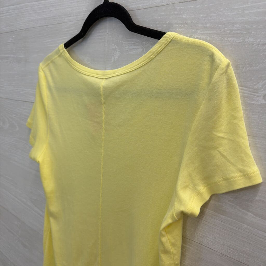 Lilla P Yellow Short Sleeve Top Extra Small