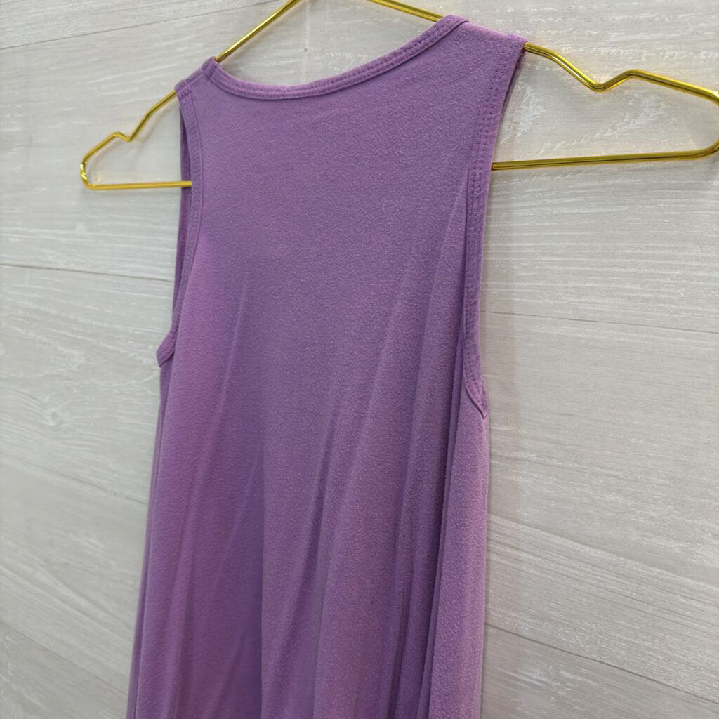 Purple/ Multi Love Bug Graphic Tank Top Small