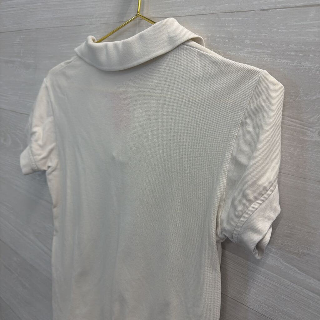 Snoopy Club White Embroidered Snoopy Short Sleeve Top Small