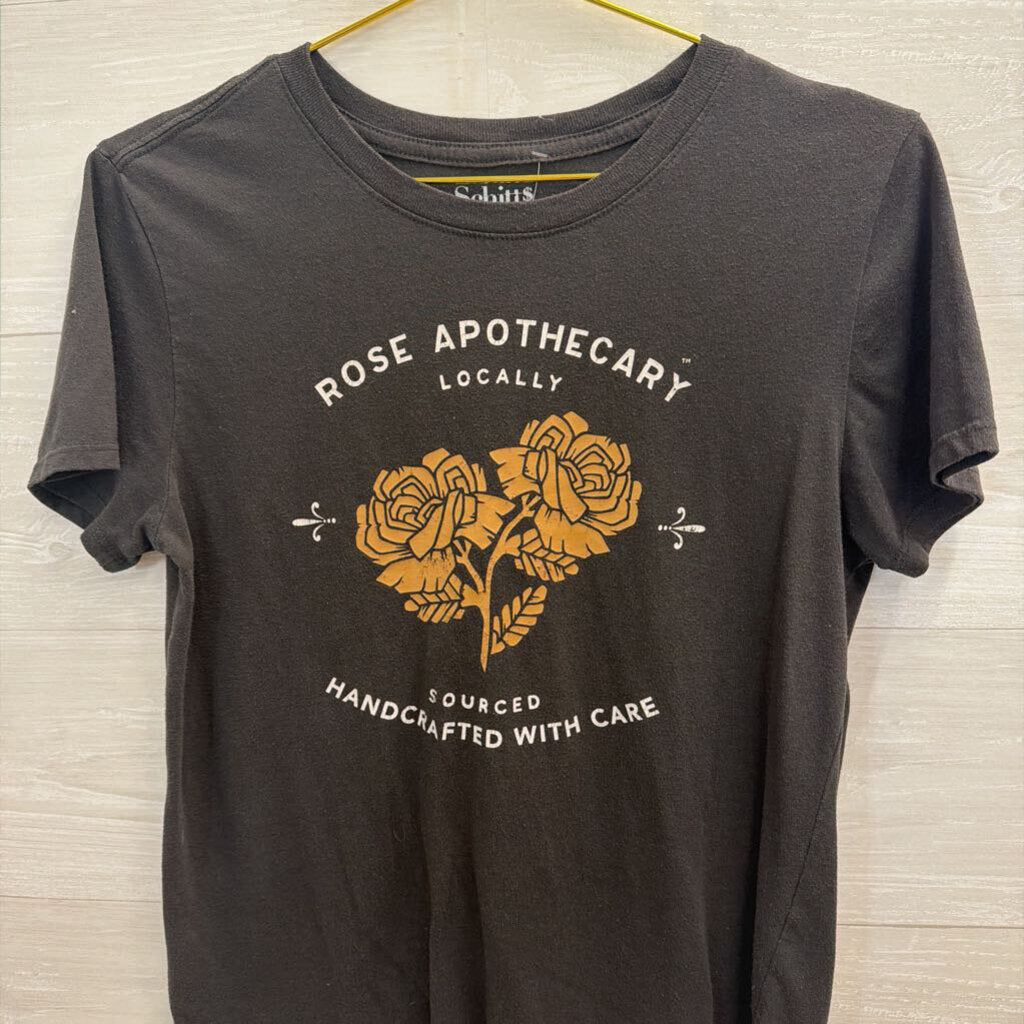 Schitt's Creek Grey Rose Apothecary Short Sleeve Graphic Tee Small