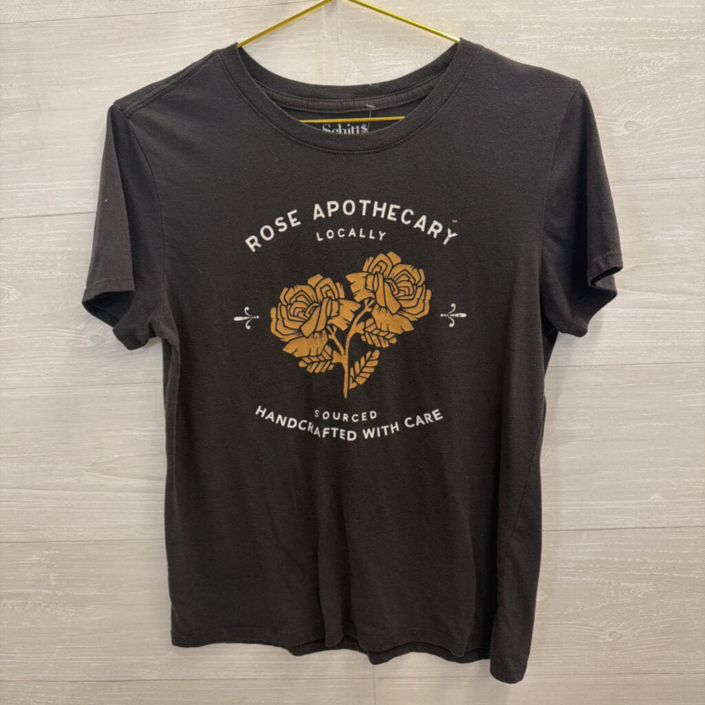 Schitt's Creek Grey Rose Apothecary Short Sleeve Graphic Tee Small