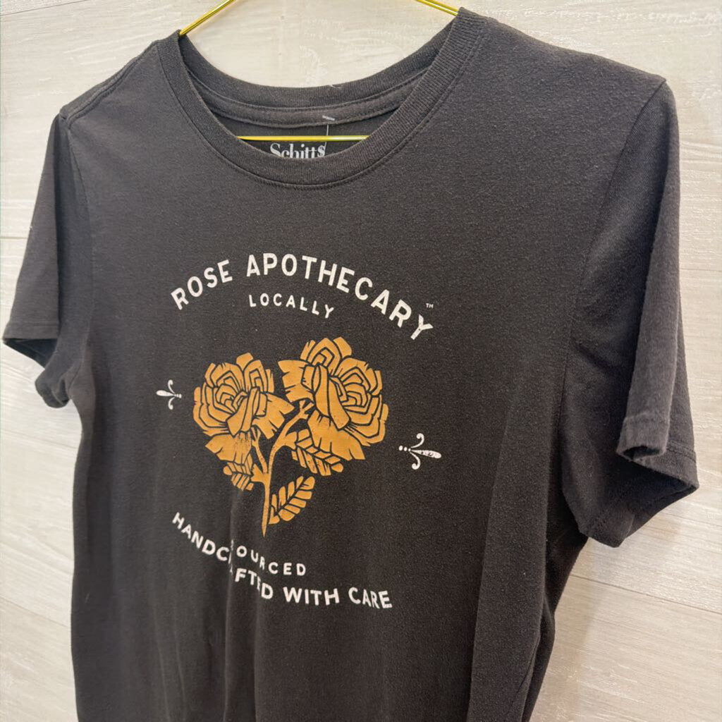 Schitt's Creek Grey Rose Apothecary Short Sleeve Graphic Tee Small